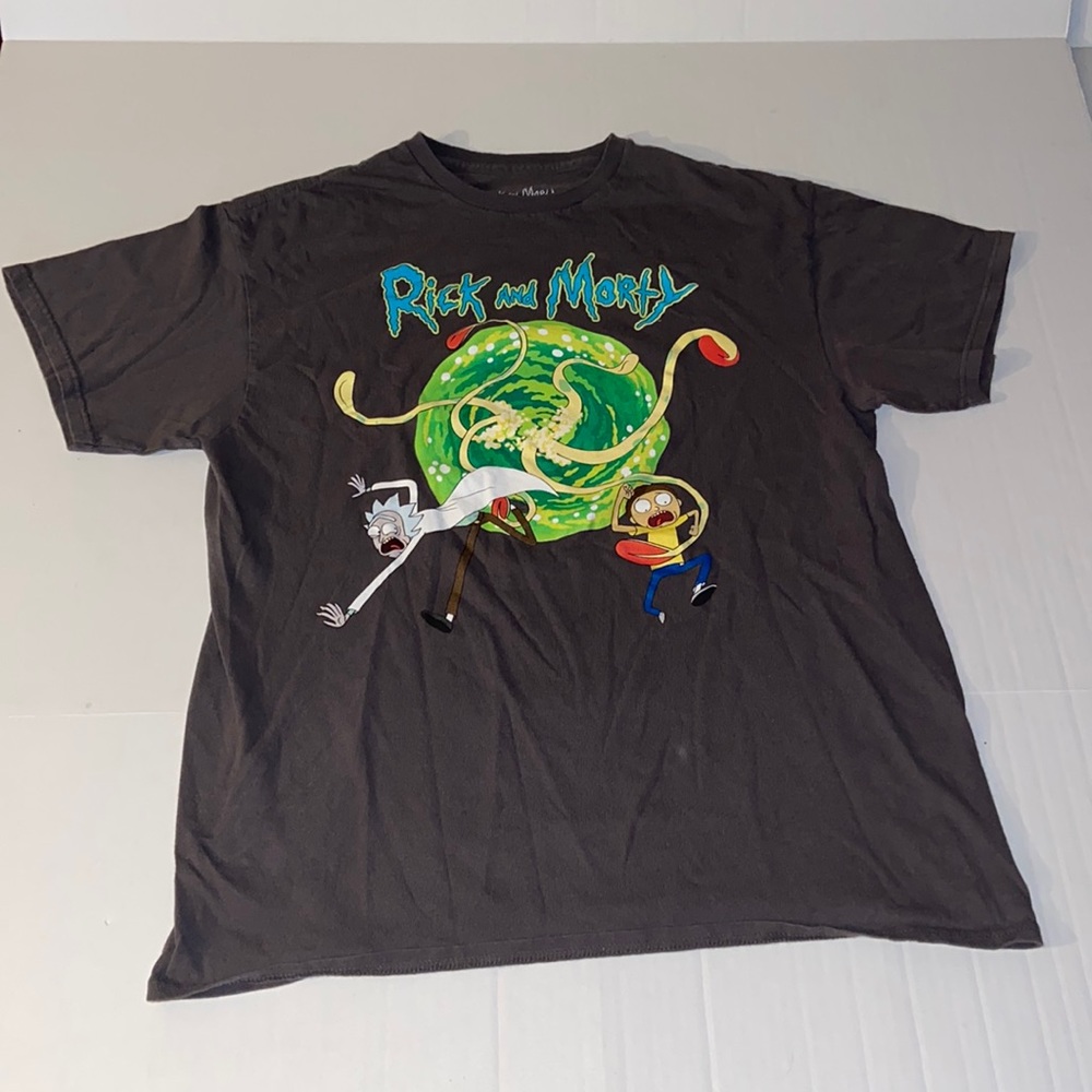 Ripple Junction Rick And Morty Unisex Large Short Sleeve Graphic Tee Shirt